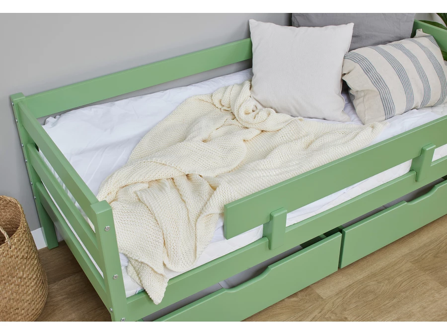 Hoppekids ECO Comfort juniorbed 70x160 - Pale Green - Afbeelding 6