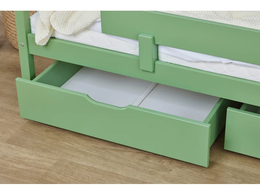 Hoppekids ECO Comfort / Dream ladeset voor 70x160 - Pale Green - Afbeelding 3