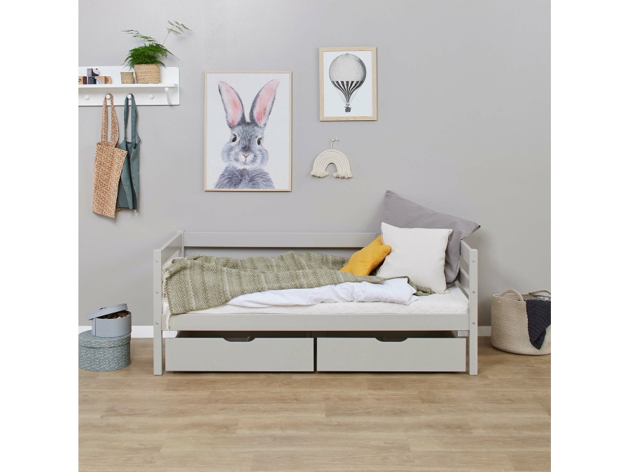 Hoppekids ECO Comfort / Dream ladeset voor 70x160 -  Dove Grey - Afbeelding 2