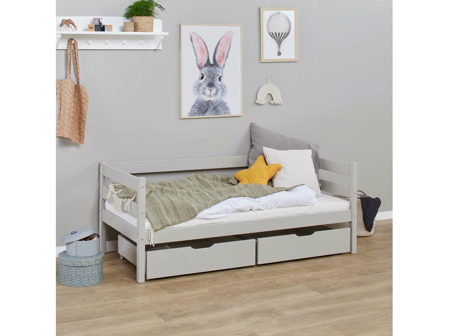 Hoppekids ECO Comfort / Dream ladeset voor 70x160 -  Dove Grey - Afbeelding 4