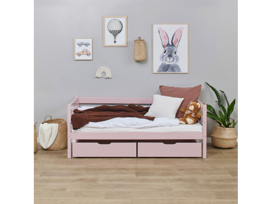 Hoppekids ECO Comfort / Dream ladeset voor 70x160 -  Pale Rose - Afbeelding 2