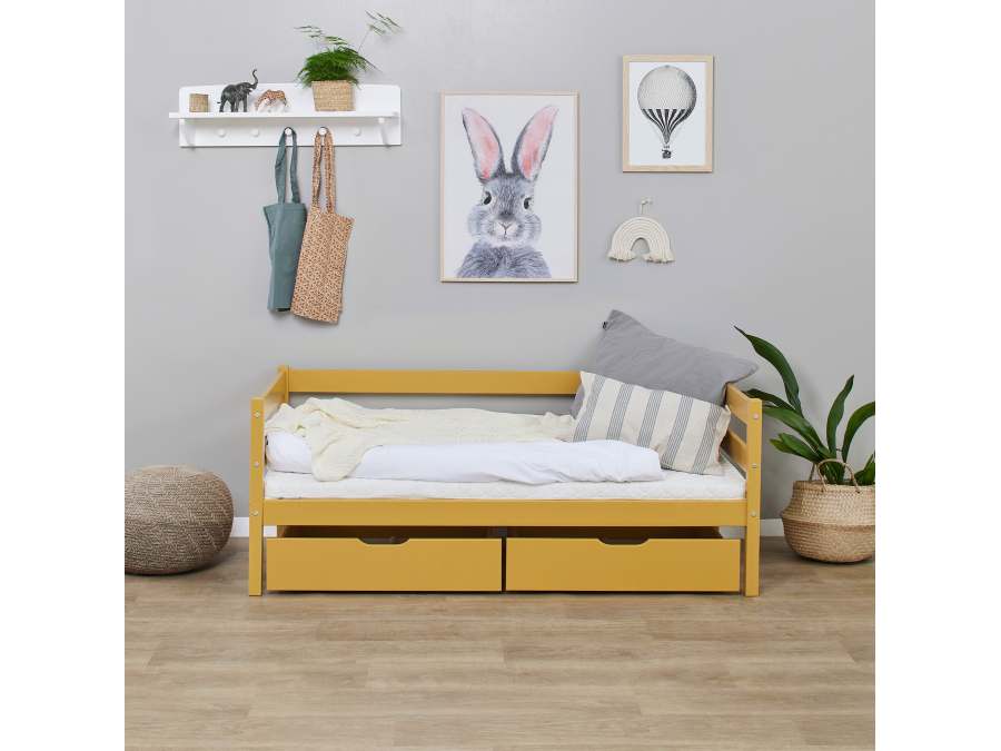 Hoppekids ECO Comfort / Dream ladeset voor 70x160 -  Autumn Yellow - Afbeelding 2