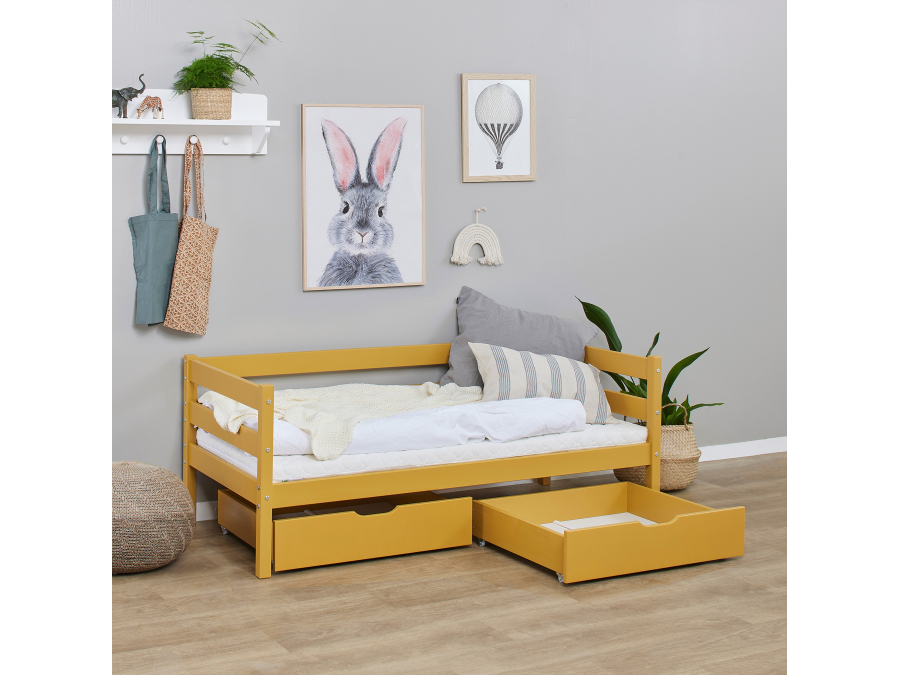 Hoppekids ECO Comfort / Dream ladeset voor 70x160 -  Autumn Yellow - Afbeelding 6