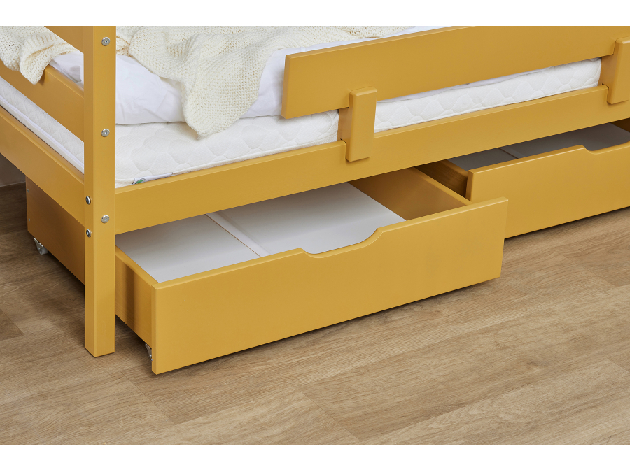 Hoppekids ECO Comfort / Dream ladeset voor 70x160 -  Autumn Yellow - Afbeelding 3