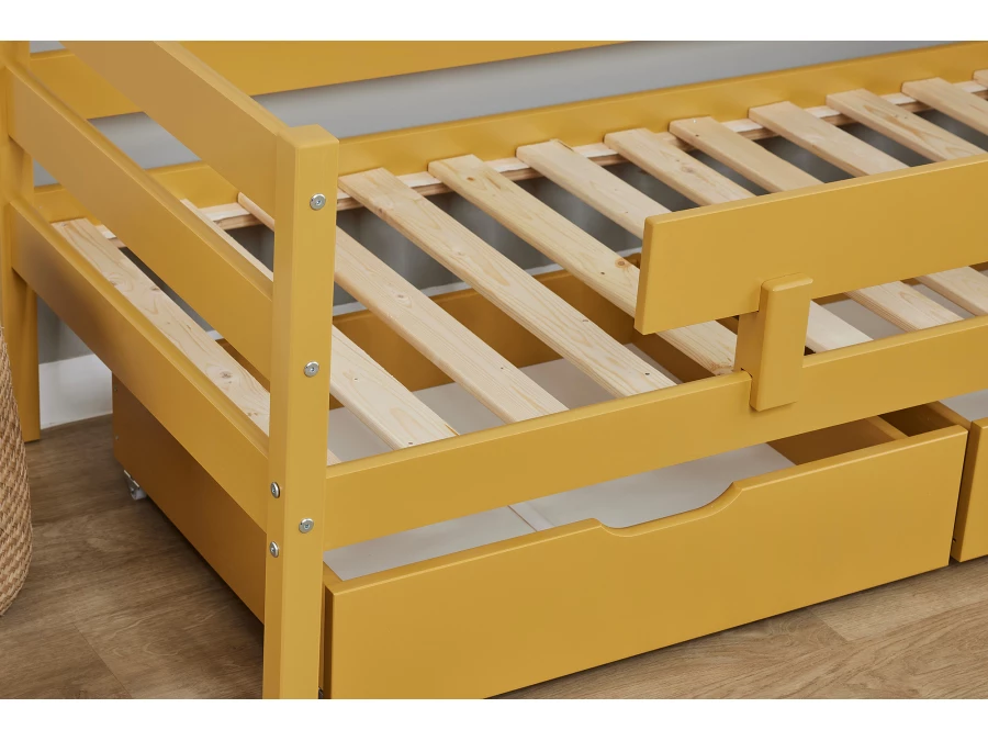 Hoppekids ECO Comfort / Dream ladeset voor 70x160 -  Autumn Yellow - Afbeelding 5