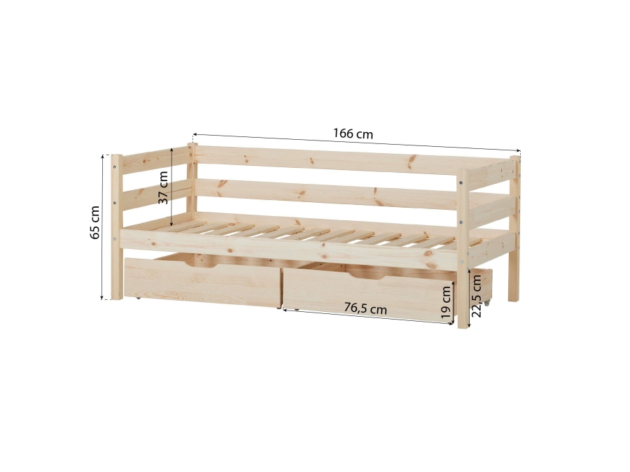 Hoppekids ECO Comfort / Dream ladeset voor 70x160 - Naturel - Afbeelding 8