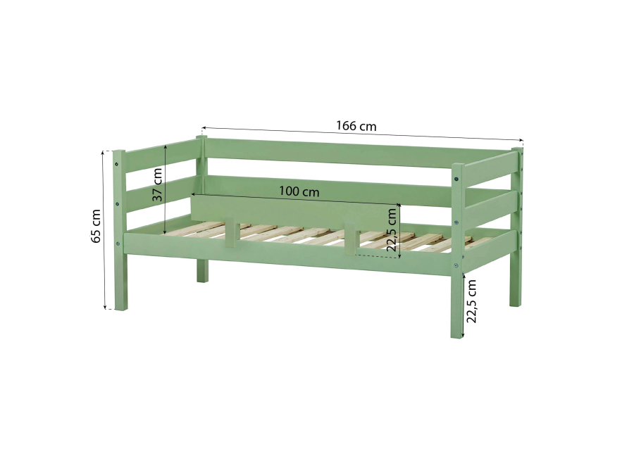 Hoppekids ECO Comfort uitvalbeschermer -  Pale Green - Afbeelding 8