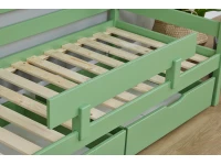 Hoppekids ECO Comfort juniorbed 70x160 - Pale Green - Afbeelding 4
