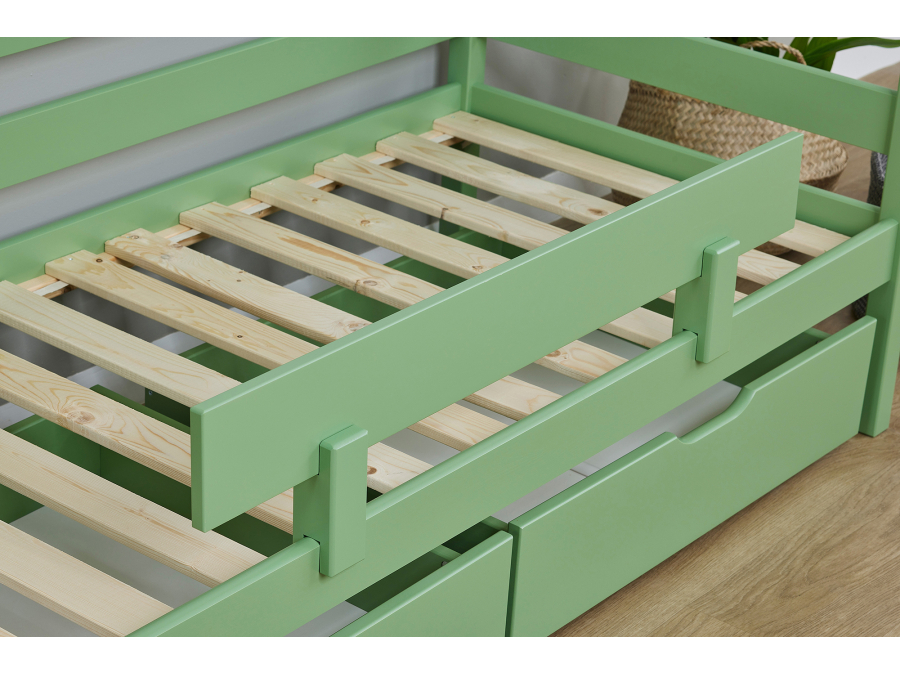 Hoppekids ECO Comfort juniorbed 70x160 - Pale Green - Afbeelding 4