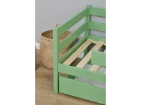 Hoppekids ECO Comfort juniorbed 70x160 - Pale Green - Afbeelding 5
