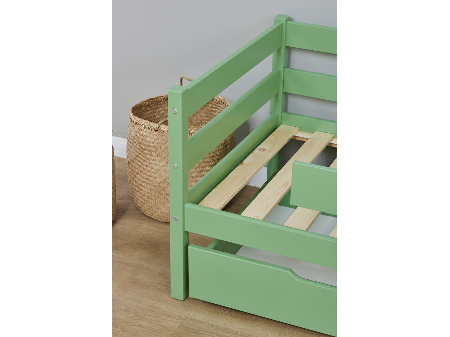 Hoppekids ECO Comfort juniorbed 70x160 - Pale Green - Afbeelding 5