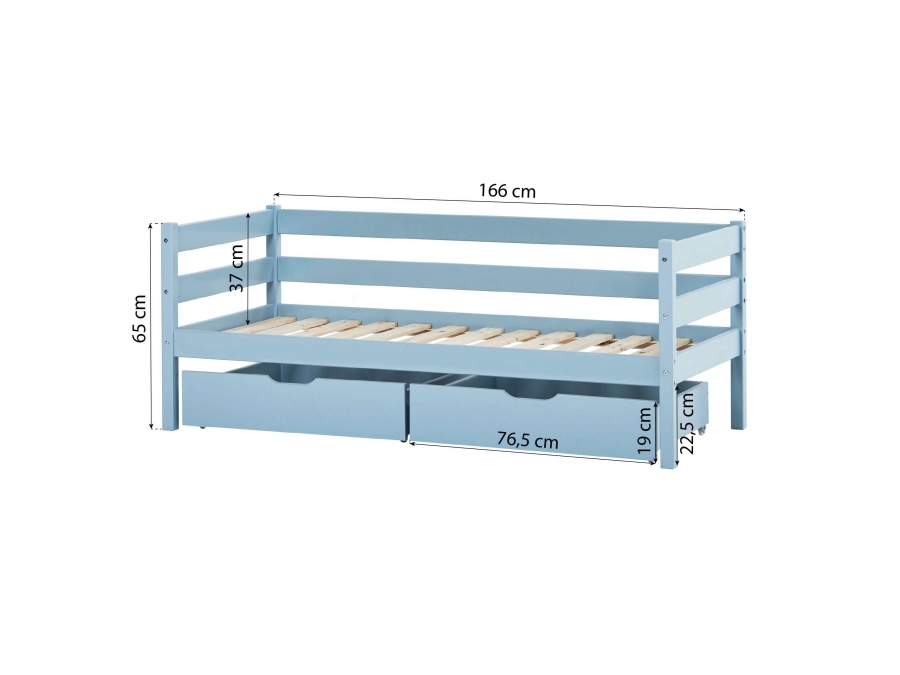 Hoppekids ECO Comfort / Dream ladeset voor 70x160 -  Dream Blue - Afbeelding 10