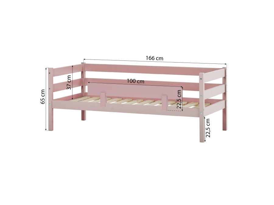 Hoppekids ECO Comfort uitvalbeschermer - Pale Rose - Afbeelding 6