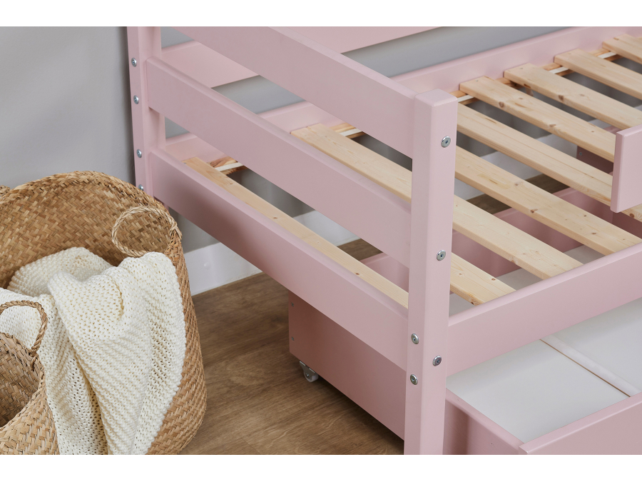 Hoppekids ECO Comfort juniorbed 70x160 - Pale Rose - Afbeelding 4