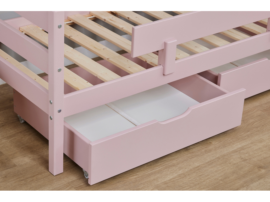 Hoppekids ECO Comfort / Dream ladeset voor 70x160 -  Pale Rose - Afbeelding 5