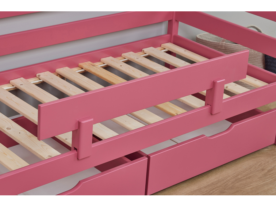 Hoppekids ECO Comfort juniorbed 70x160 - Baroque Rose - Afbeelding 4