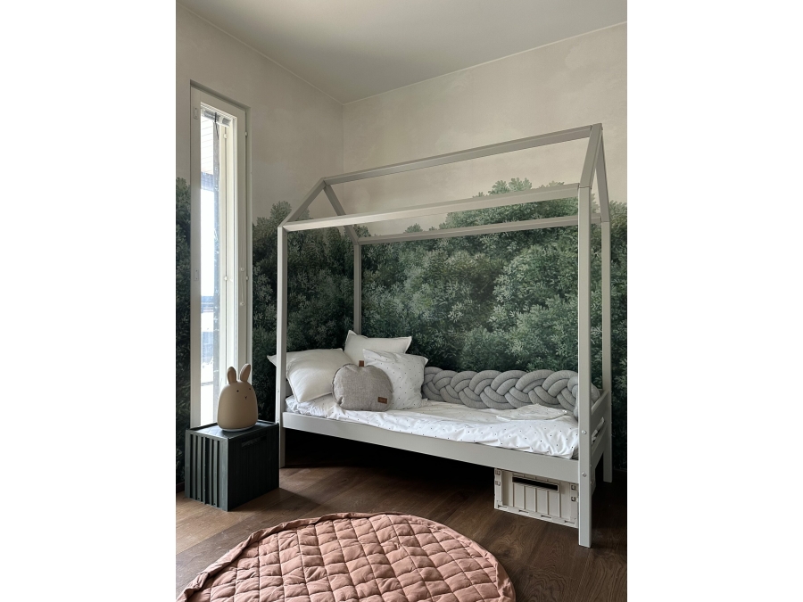 Hoppekids ECO Comfort huisbed 70x160 - Dove Grey - Afbeelding 2