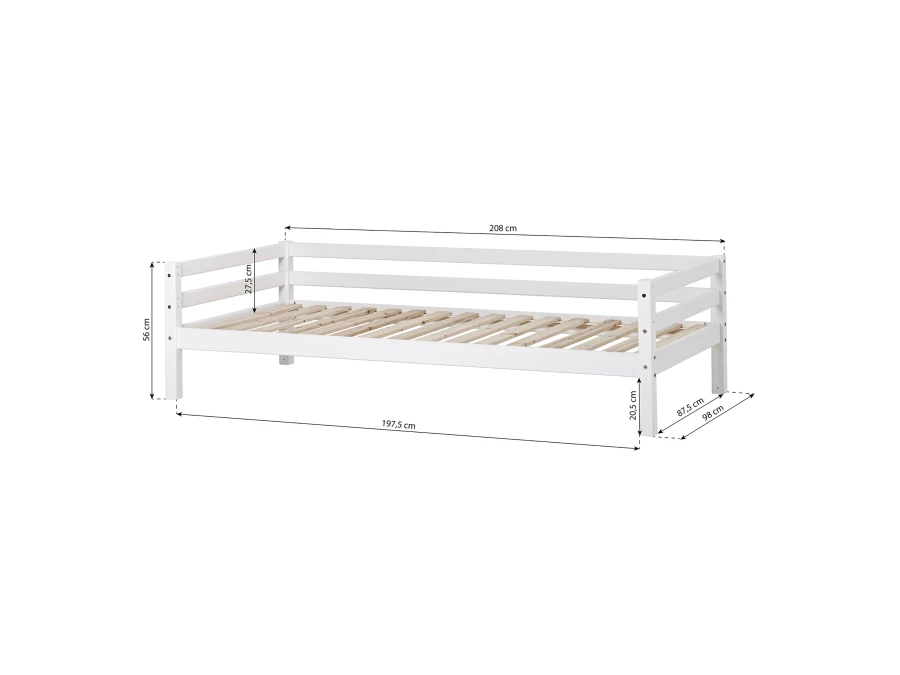 Hoppekids ECO Dream bedbank 90x200 - wit - Afbeelding 9