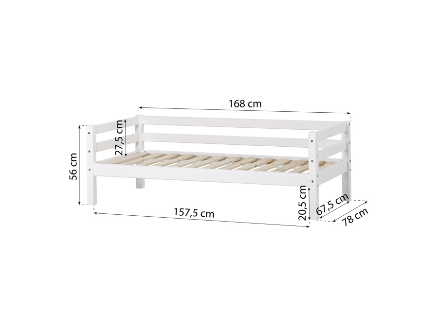 Hoppekids ECO Dream juniorbed 70x160 - wit - Afbeelding 6