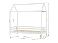 Hoppekids ECO Dream huisbed 90x200 - Smoked Pearl - Afbeelding 6