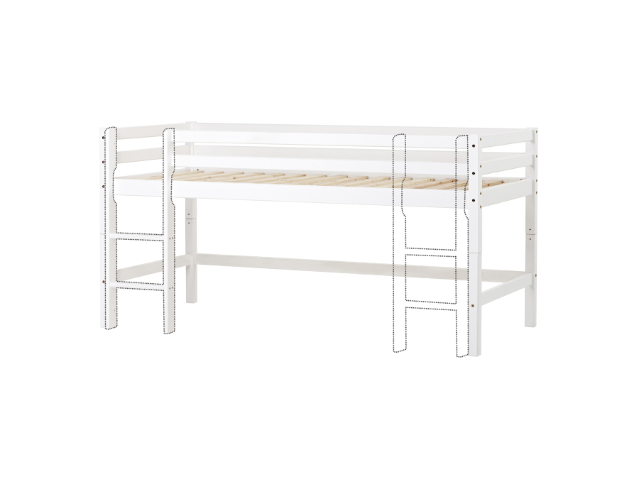 Hoppekids ECO Dream halfhoogslaper 90x200 - wit - Afbeelding 11