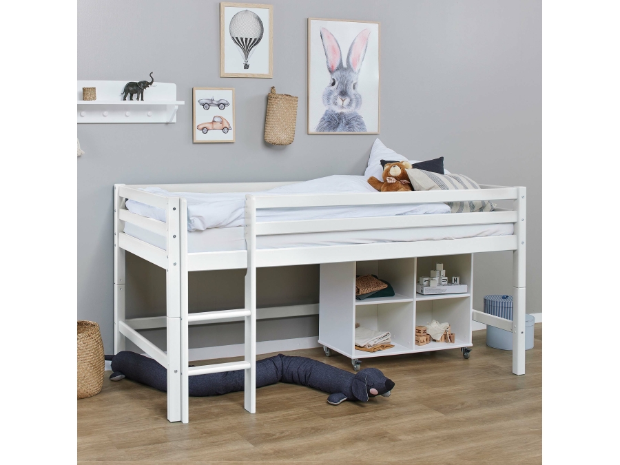 Hoppekids ECO Dream halfhoogslaper 90x200 - wit - Afbeelding 10
