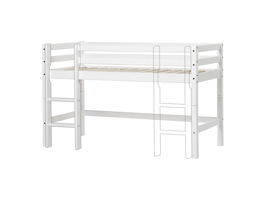 Hoppekids ECO Dream halfhoogslaper 70x160 - wit - Afbeelding 7