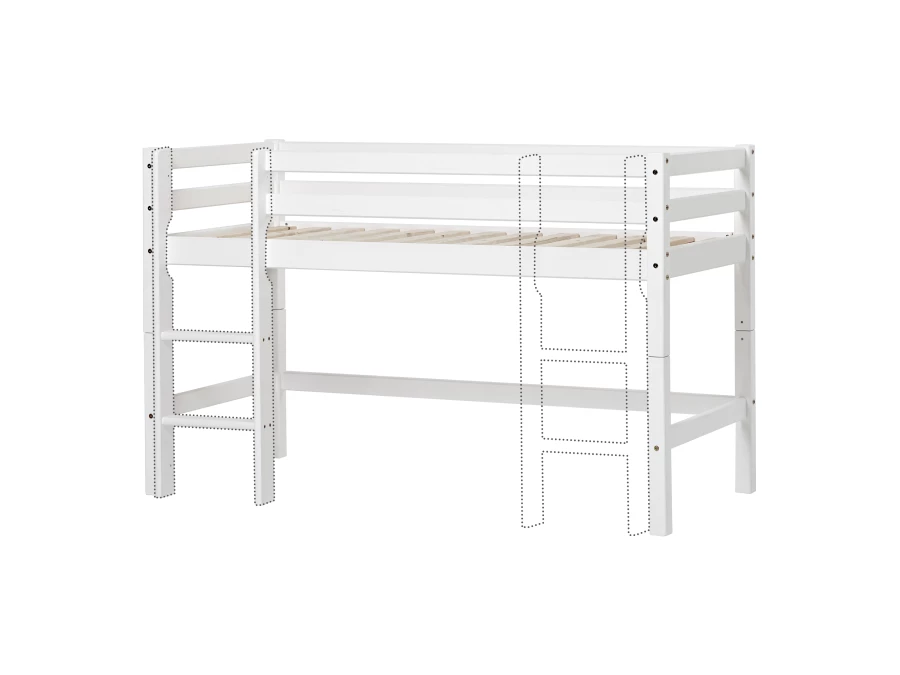 Hoppekids ECO Dream halfhoogslaper 70x160 - wit - Afbeelding 7