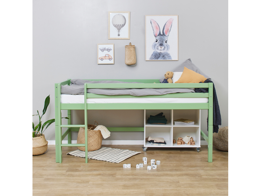 Hoppekids ECO Dream halfhoogslaper 90x200 - Pale Green - Afbeelding 5