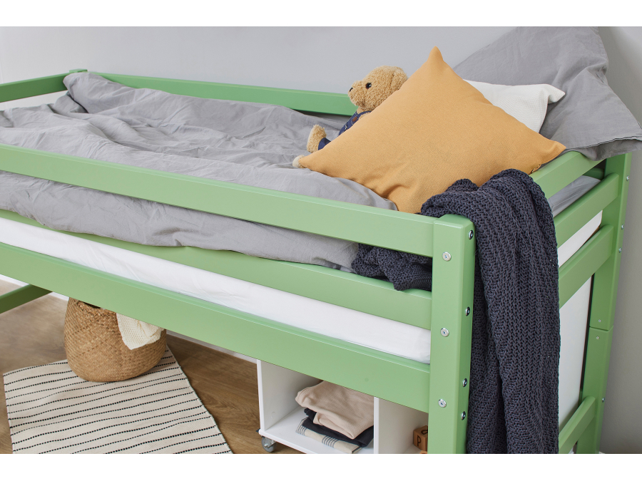 Hoppekids ECO Dream halfhoogslaper 90x200 - Pale Green - Afbeelding 7