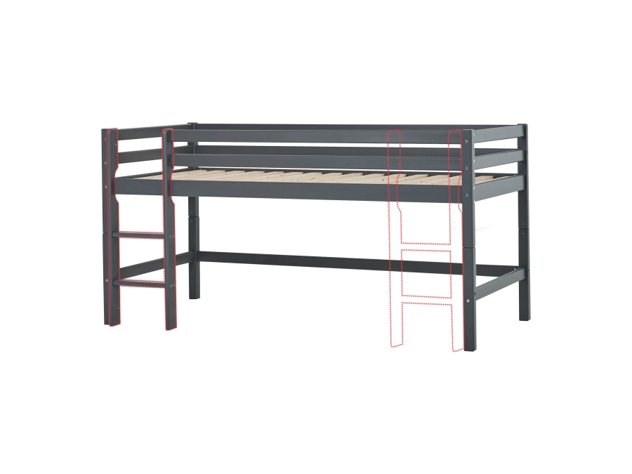 Hoppekids ECO Dream halfhoogslaper 90x200 - Smoked Pearl - Afbeelding 12