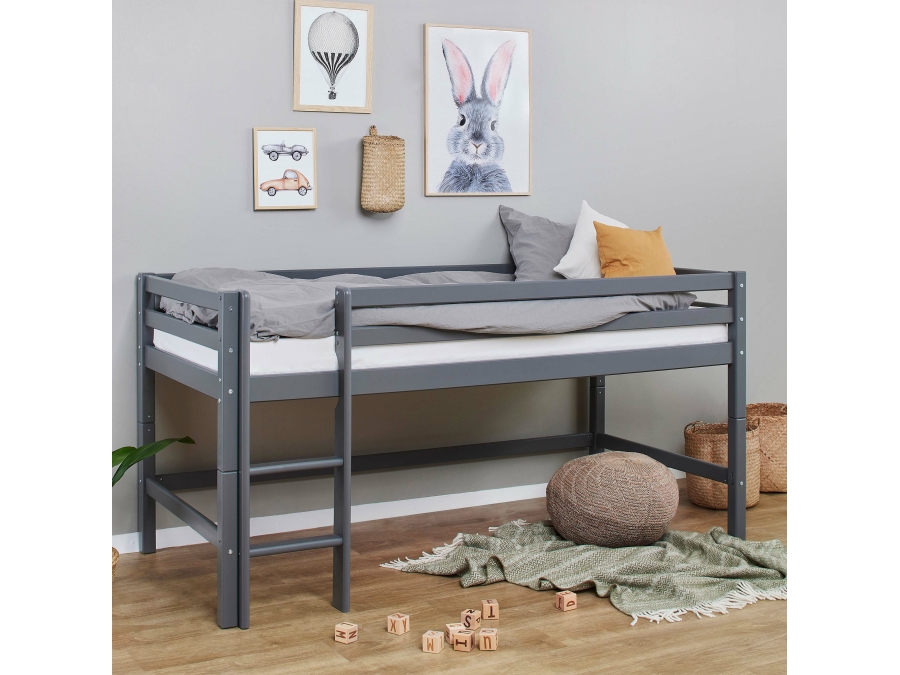 Hoppekids ECO Dream halfhoogslaper 90x200 - Smoked Pearl - Afbeelding 2