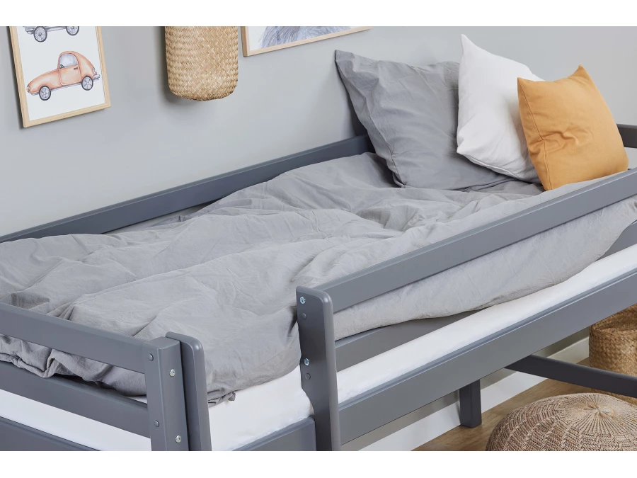 Hoppekids ECO Dream halfhoogslaper 90x200 - Smoked Pearl - Afbeelding 7