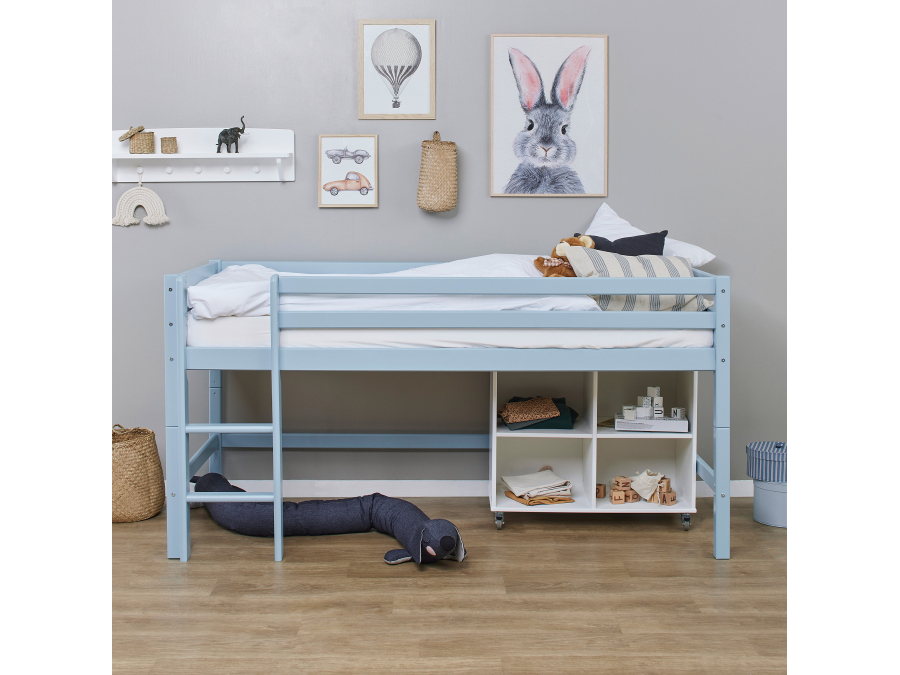 Hoppekids ECO Dream halfhoogslaper 90x200 - Dream Blue - Afbeelding 2
