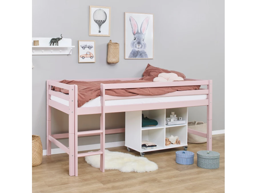 Hoppekids ECO Dream halfhoogslaper 90x200 - Pale Rose - Afbeelding 4
