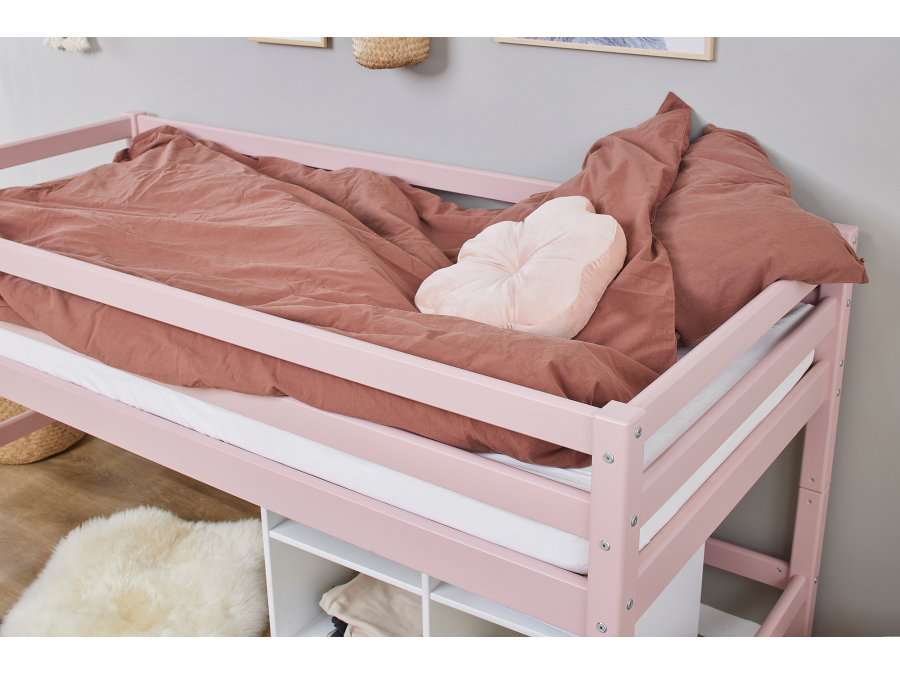 Hoppekids ECO Dream halfhoogslaper 90x200 - Pale Rose - Afbeelding 5