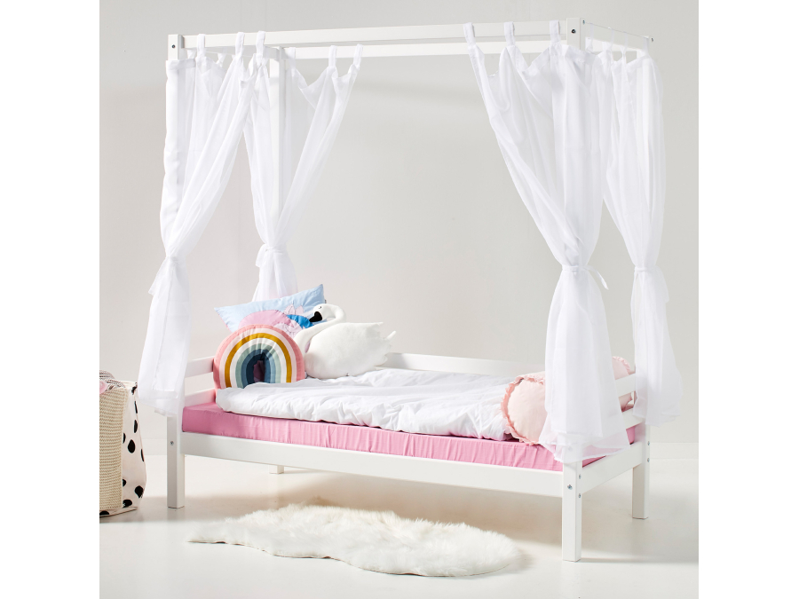 Hoppekids ECO Dream hemelbed 70x160 - wit - Afbeelding 3