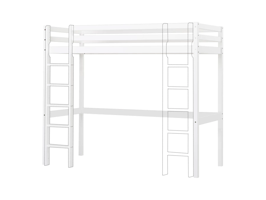 Hoppekids ECO Dream hoogslaper 90x200 - wit - Afbeelding 6