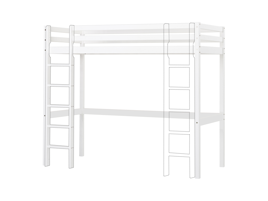 Hoppekids ECO Dream hoogslaper 90x200 - wit - Afbeelding 8