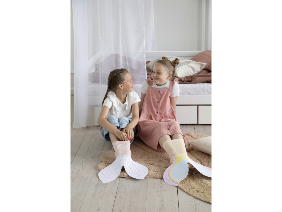 Hoppekids Mermaid textiel - huisbed 90x200 - Afbeelding 3