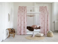 Hoppekids Ole Lukoie gordijn - huisbed 90x200 , Rood - Afbeelding 2