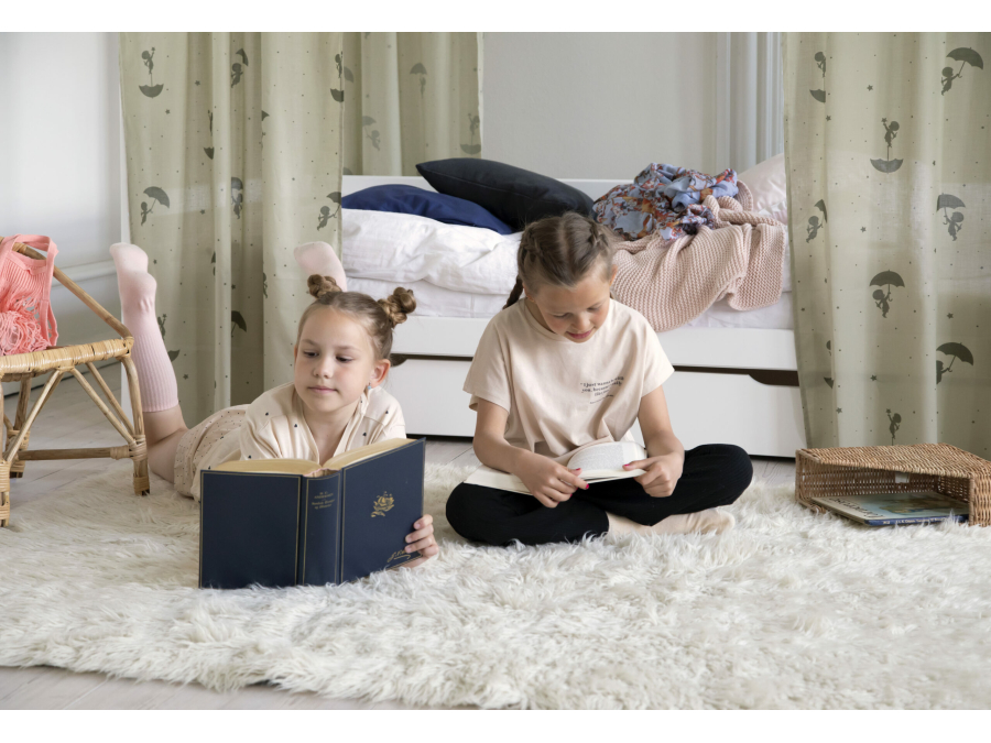 Hoppekids Ole Lukoie gordijn - huisbed 90x200 , Groen - Afbeelding 3