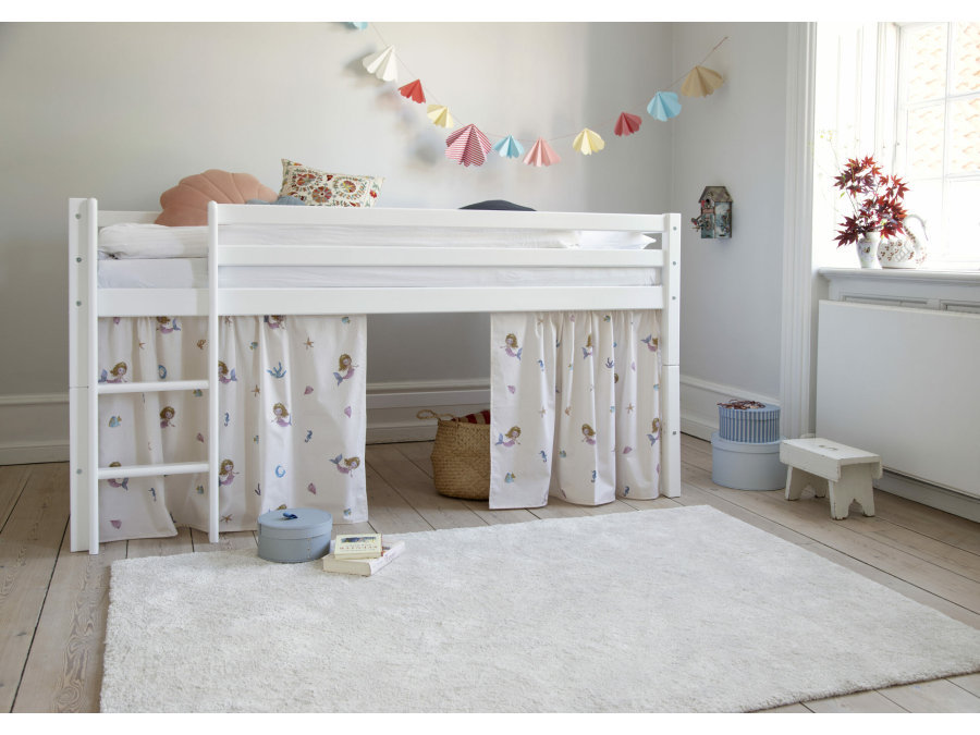 Hoppekids Mermaid Gordijn Halfhoog 90x200 - Afbeelding 2