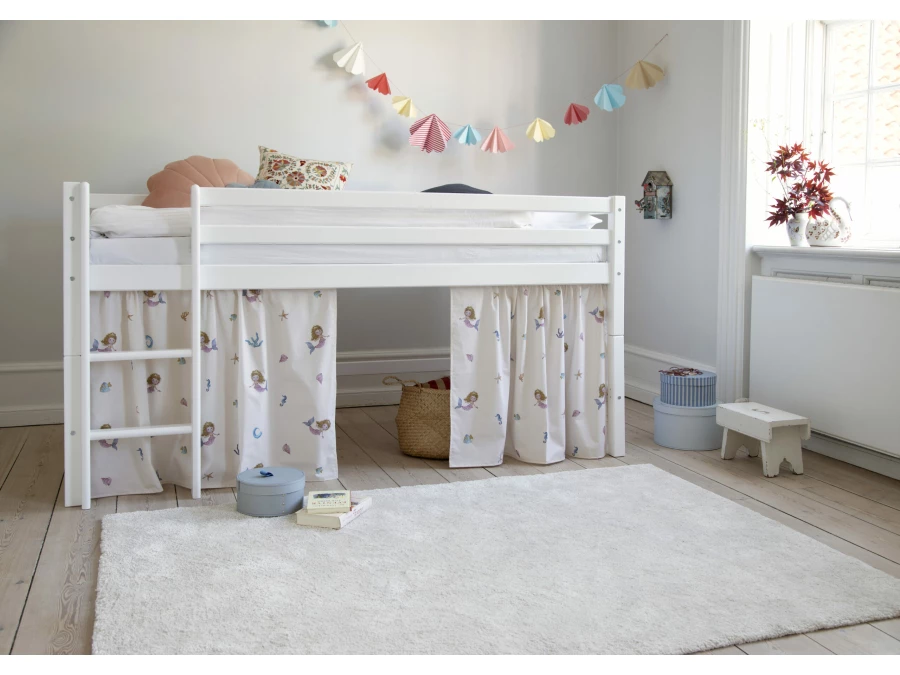 Hoppekids Mermaid Gordijn Halfhoog 90x200 - Afbeelding 2