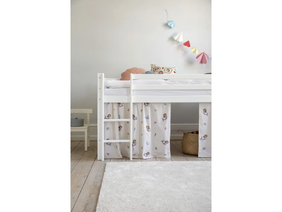 Hoppekids Mermaid Gordijn Halfhoog 90x200 - Afbeelding 3