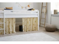 Hoppekids Ole Lukoie gordijn - halfhoog bed, Geel 70x160, 90x200 - Afbeelding 4