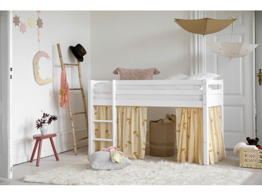 Hoppekids ECO Dream halfhoogslaper 70x160 - wit - Afbeelding 2