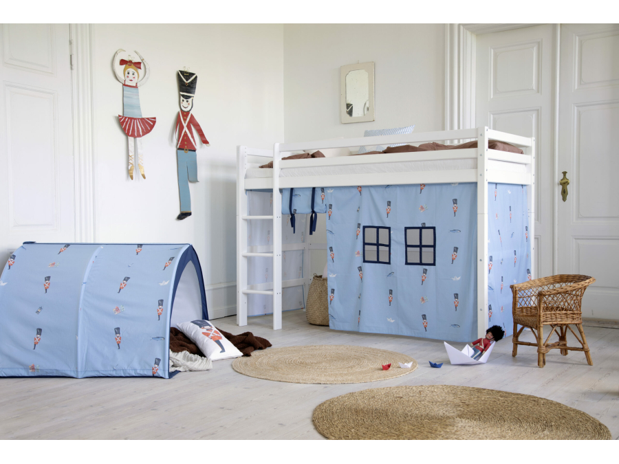 Hoppekids Tin Soldier Gordijn verhoogde halfhoogslaper 90x200 - Afbeelding 2
