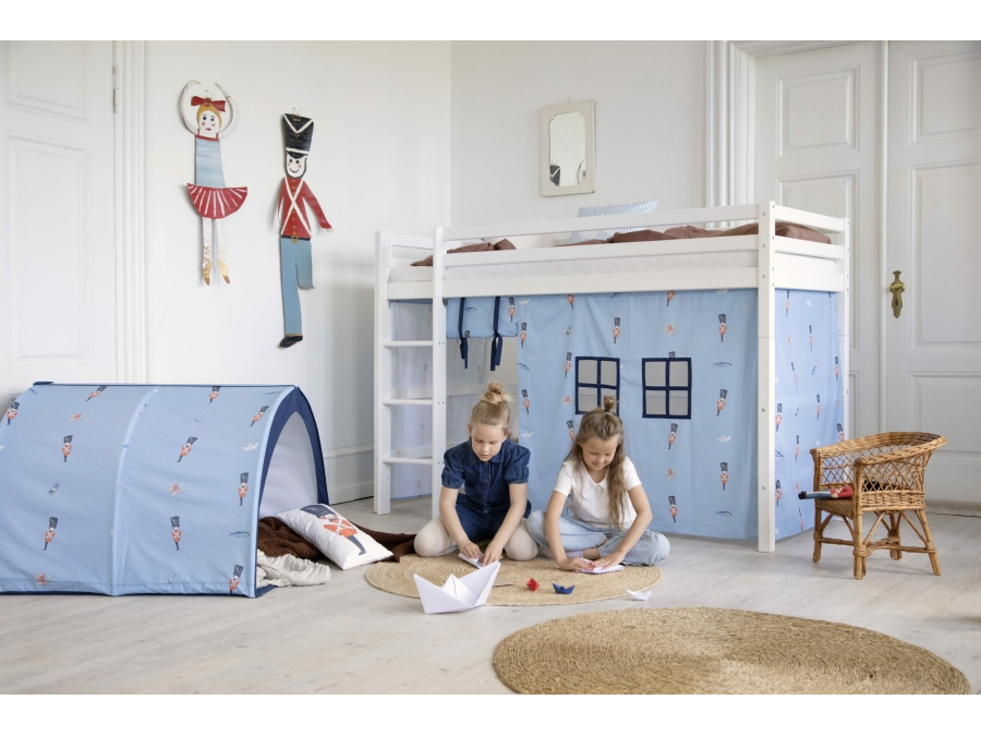 Hoppekids Tin Soldier Gordijn verhoogde halfhoogslaper 90x200 - Afbeelding 3