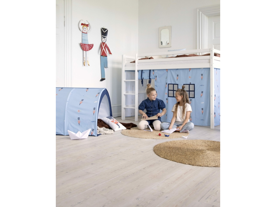 Hoppekids Tin Soldier Gordijn verhoogde halfhoogslaper 90x200 - Afbeelding 4